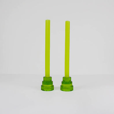 Dusen Dusen Taper Candles (Green)
