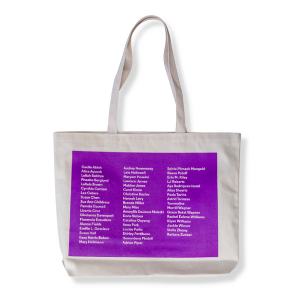 52 Artists Canvas Tote